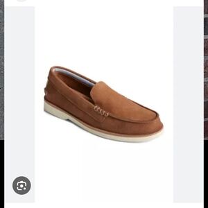 SPERRY— Authentic Venetian Double Sole Loafers - Tan Suede